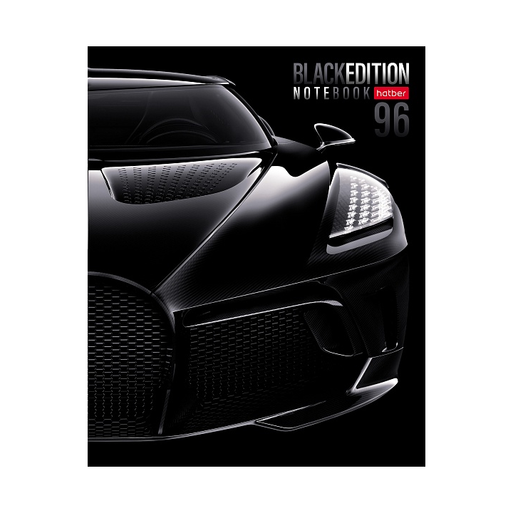 Тетрадь 96л кл. "Black Edition" ассорти 65г Hatber