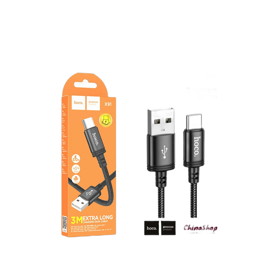 Кабель X91 USB to Type-C 3 метра